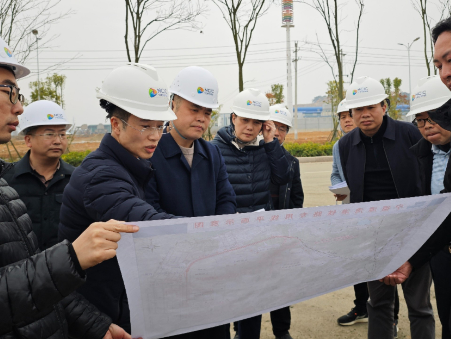 2024-2-29市ag亚娱集团领导深入市ag亚娱物流集团项目一线调研，，，，，，章佳琦拍摄2.jpg